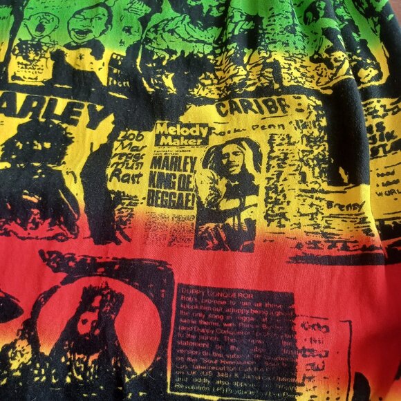 SOLD!--.Bob Marley Rasta Dress, Juniors One Size - Picture 7 of 8
